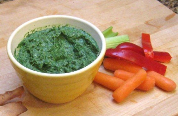 spinach-basil dip