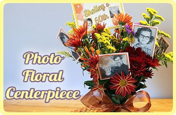Make A Photo Floral Centerpiece
